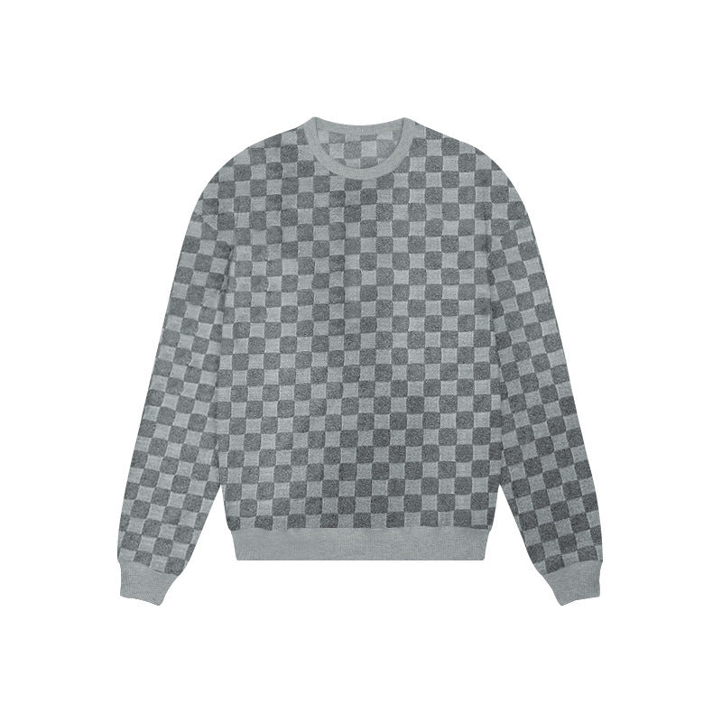 Herren stilvoller Strukturpullover Echoarchiv