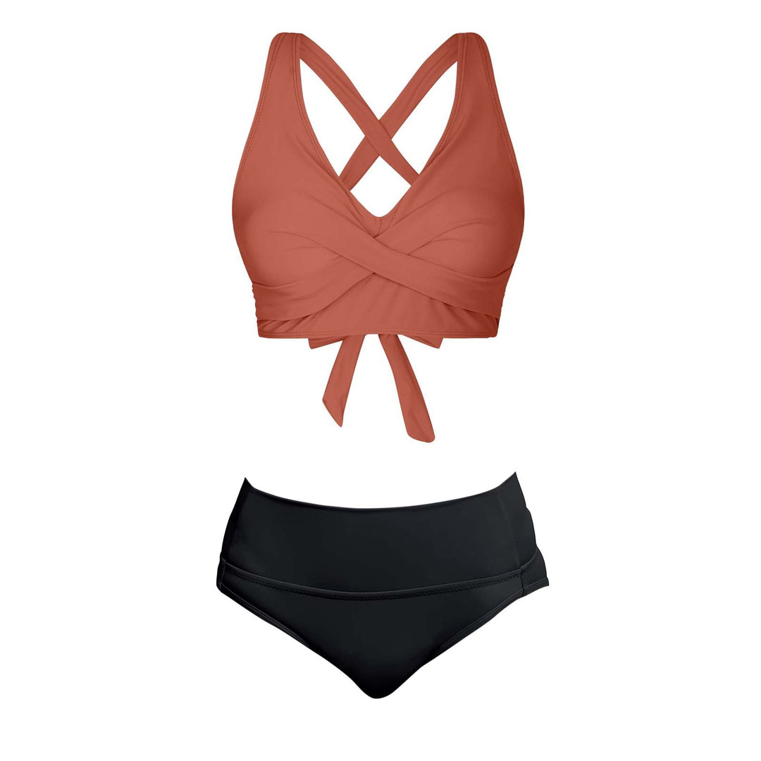 Damen Zweiteiliger Badeanzug mit floralem Design Echo Archiv