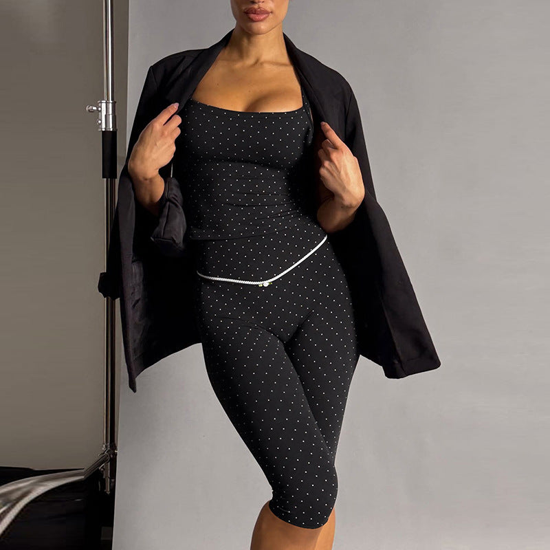 Damen Sportliches Oberteil und Leggings-Set Echo Archiv
