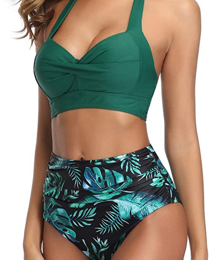 Damen Modischer Bikini mit hochgeschnittenem Höschen Echo Archiv