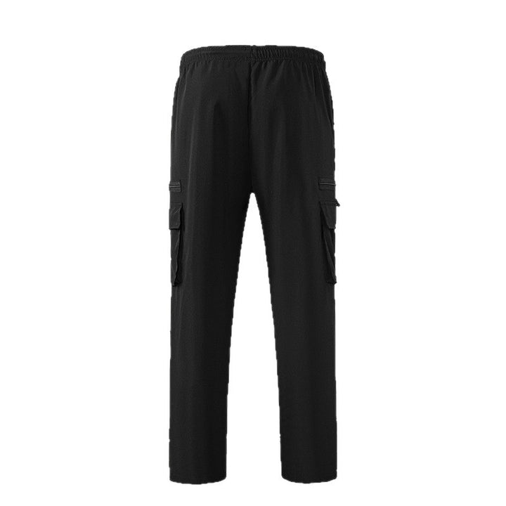 Herren Atmungsaktive Cargo-Loungehose mit Elastikbund, Kordelzug & Multifachtaschen Echo Archiv
