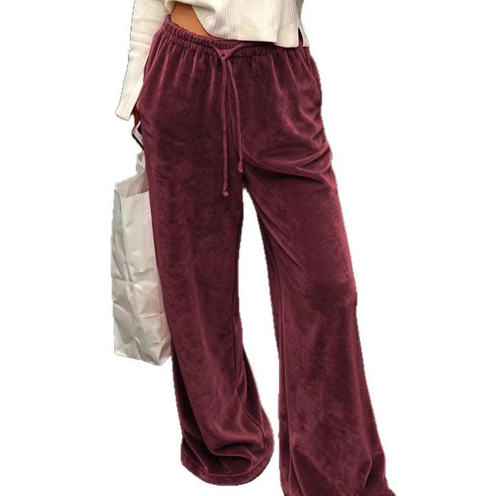 Damen Gemütliche und elegante Samthose Echo Archiv