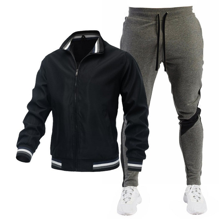 Herren Sportliches Trackjacke und Jogginghose Set Echo Archiv