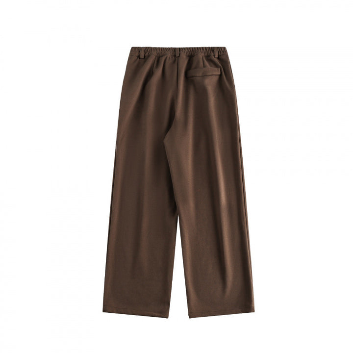 Damen Weite High-Waist-Hose mit Bundfalten und weitem Bein Echo Archiv