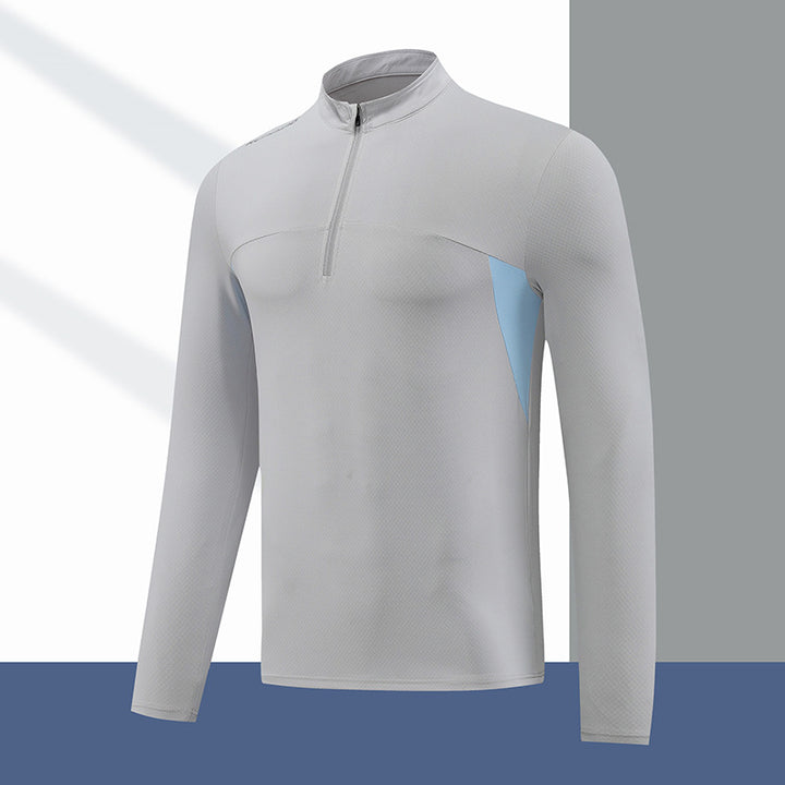 Herren Funktions-Thermoshirt mit Stehkragen und Reißverschluss Echoarchiv