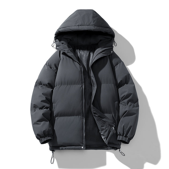 Unisex Gepolsterte Kapuzensteppjacke mit Thermoisolierung und verstellbarem Saum Echo Archiv