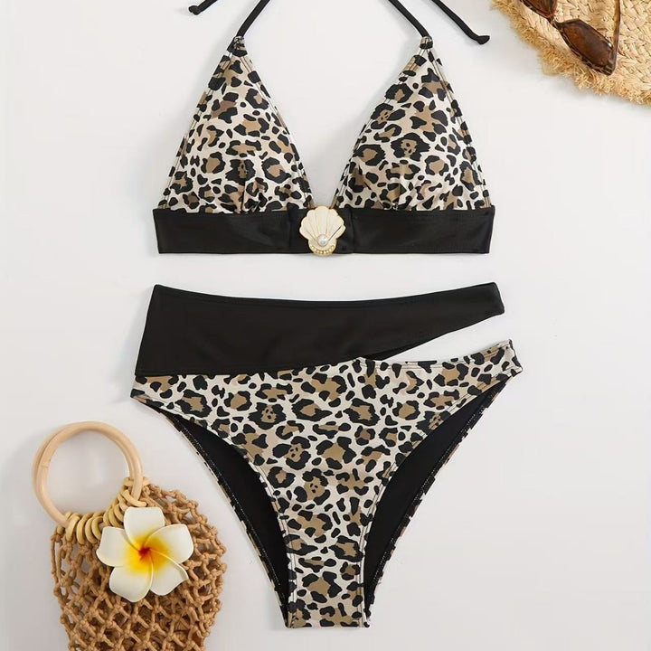 Damen Triangel-Bikini mit elegantem geometrischem Muster Echo Archiv