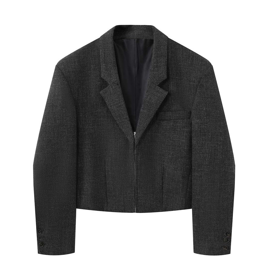 Damen Oversize Wollblend-Blazer mit markanter Schulterpartie Echoarchiv