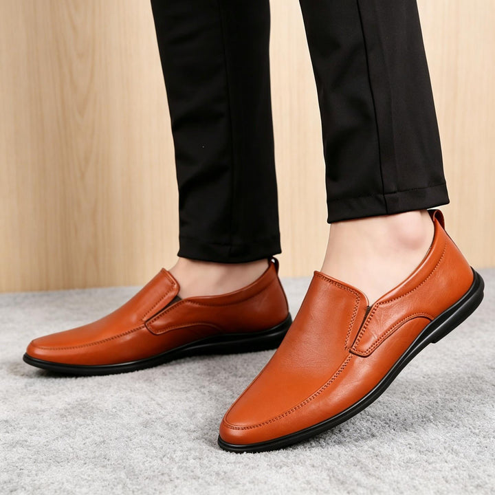 Herren Elegante Slip-On Lederschuhe Echoarchiv 1788175503