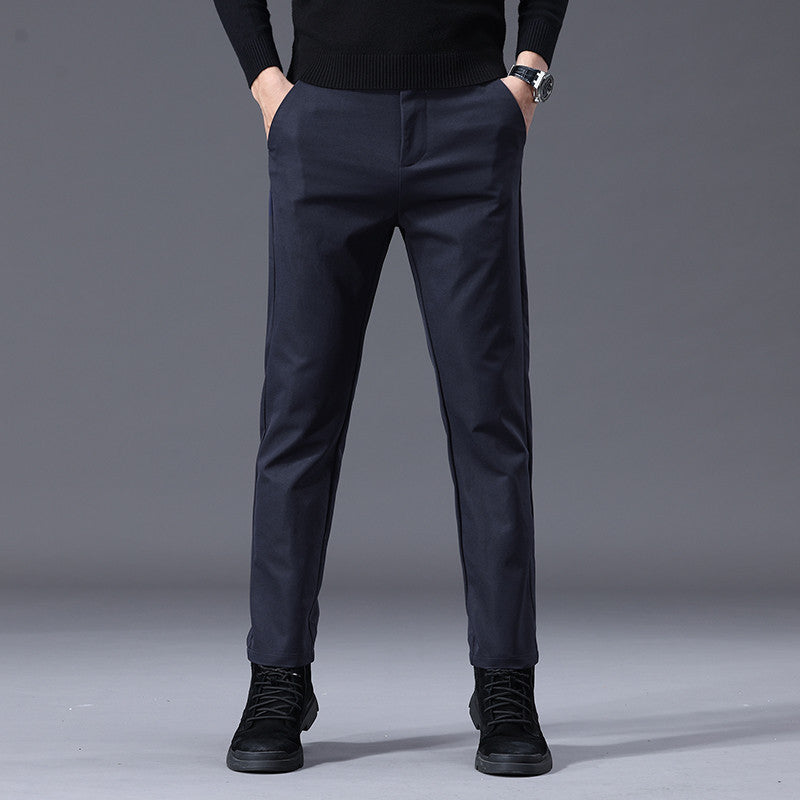 Herren entspannte Slim-Fit Hose mit praktischen Eingrifftaschen Echoarchiv
