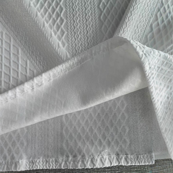 Herren Langarm-Polohemd mit strukturiertem Design und eleganter Knopfleiste Echoarchiv