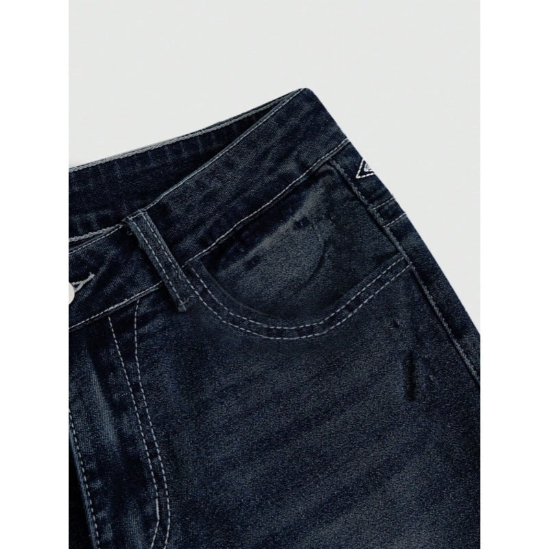 Damen Bootcut JEchoarchivns mit aufwendigen Stickereien und hohem Bund Echoarchiv