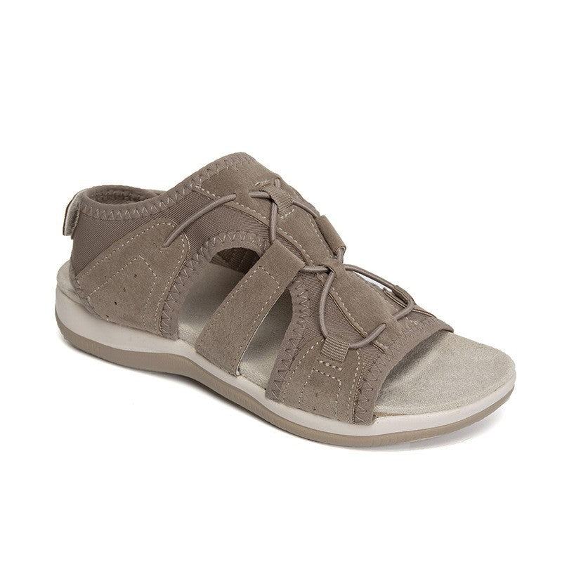 Damen  bequeme Outdoor-Sandalen mit Schnellzugsystem gepolstertem Fußbett und geschlossener Fersenpartie Echo Archiv