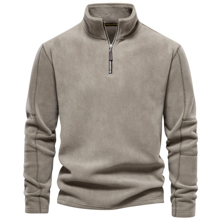 Herren Mikrofleece Pullover mit halbem Reißverschluss Echoarchiv