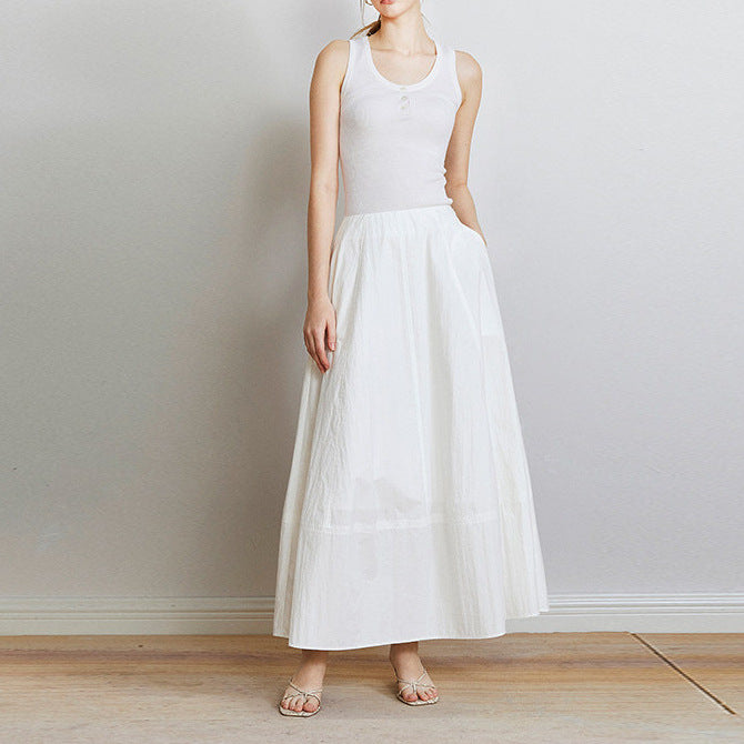 Damen Maxirock mit schwingendem Design Echoarchiv
