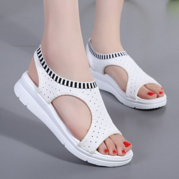 Damen Leichte Orthopädische Keilsandalen mit Gepolsterter EVA-Sohle – Sorelia