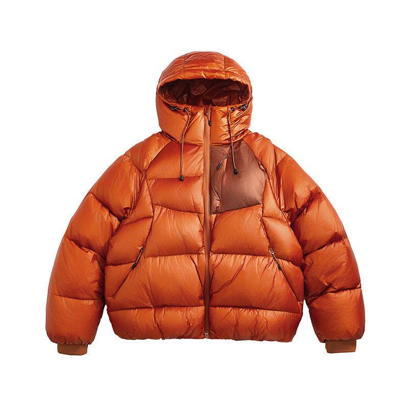 Unisex Stepp-Daunenjacke mit Kapuze und leichter Wärmeisolierung Echo Archiv