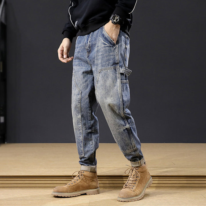 Herren Bequeme Cargo-Jeans Echoarchiv