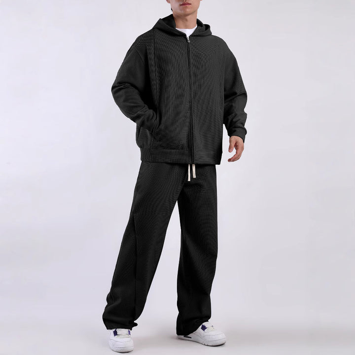 Herren Freizeitjacke mit strukturiertem Design und praktischen Taschen Echoarchiv