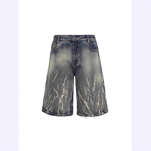 Herren modische Baggy-Shorts im Used-Look Echoarchiv