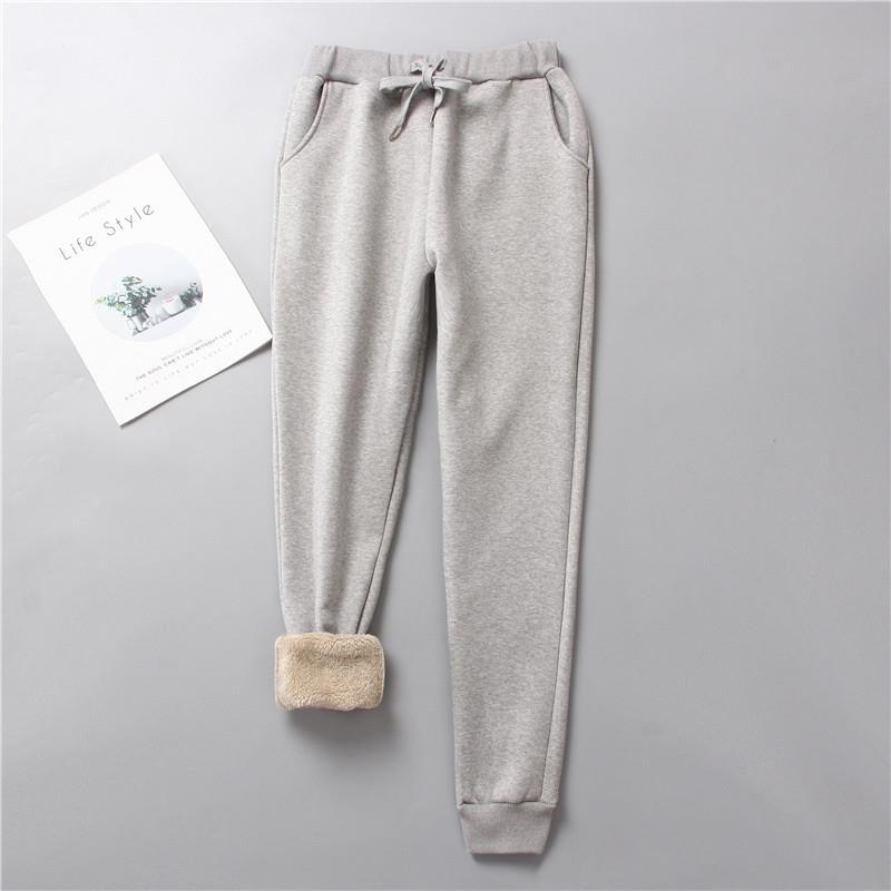 Damen nan gefütterte Therm-Jogginghose mit Kordelzug, seitlichen Eingrifftaschen und schmalem Bein Echo Archiv