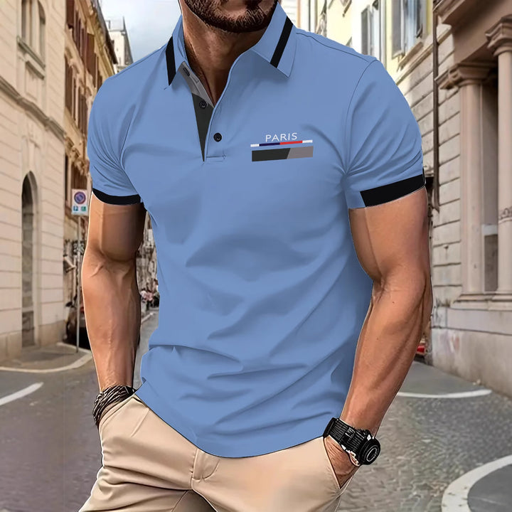 Herren modisches Poloshirt Echoarchiv