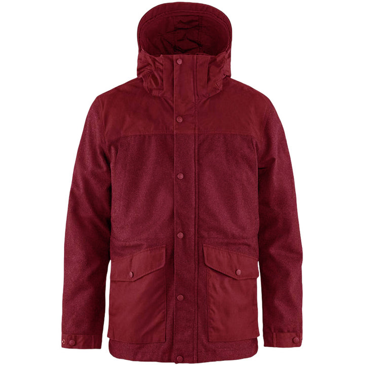 Herren funktionale Winterjacke mit abnehmbarem Kapuzenkragen und großen Taschen Echoarchiv