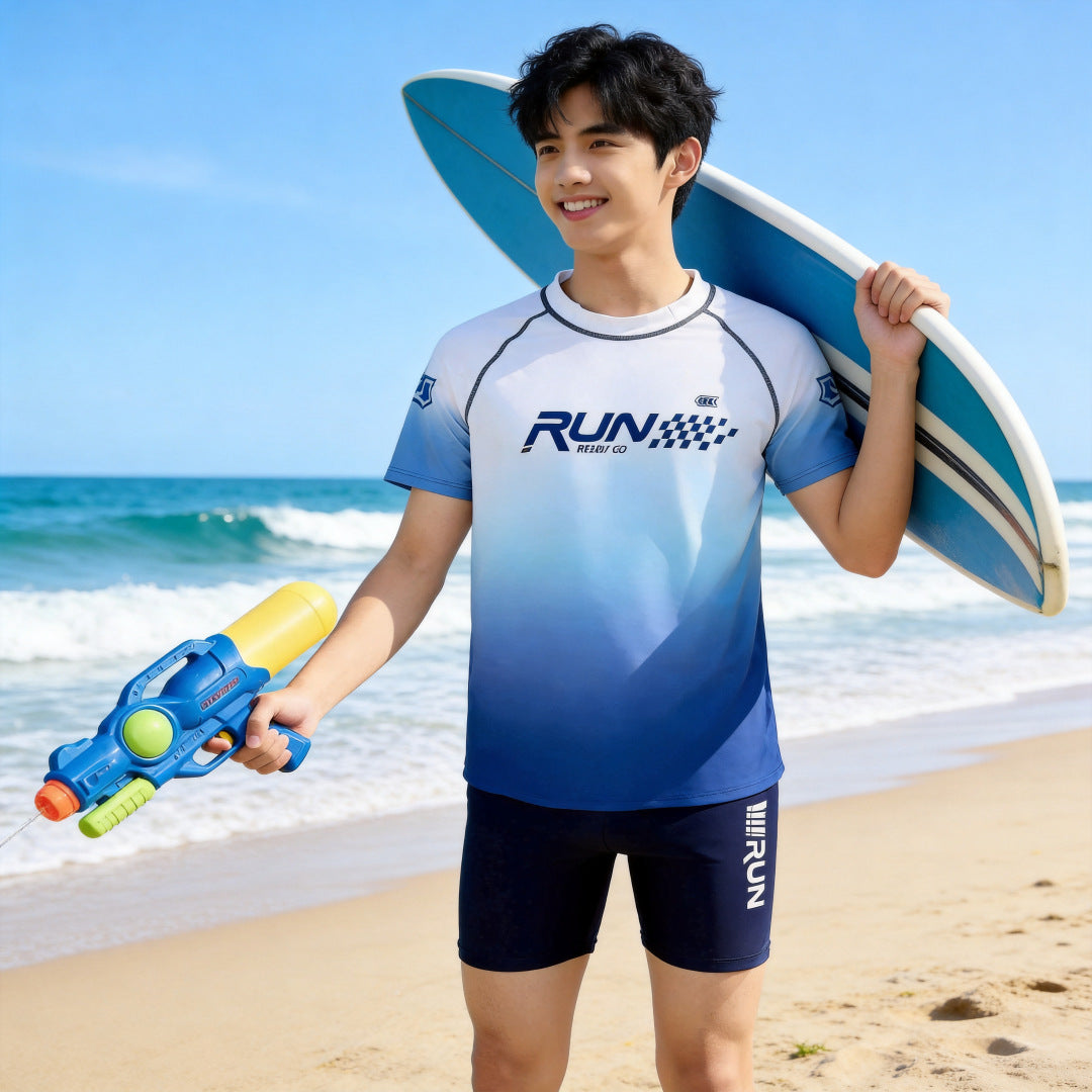 Jungen Surfshirt mit UV-Schutz Echo Archiv