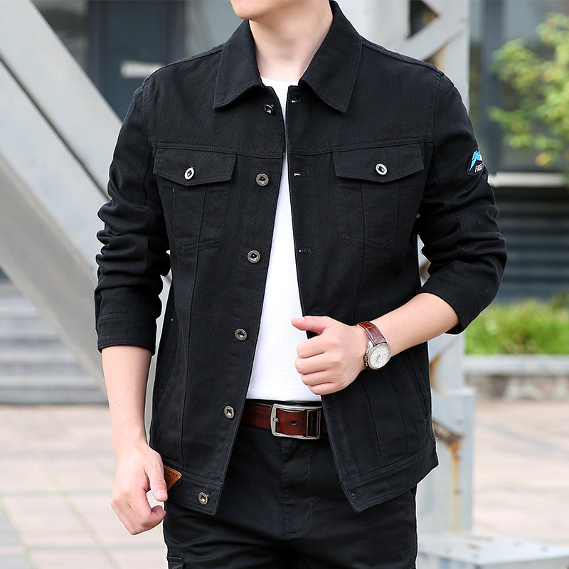 Herren Modische Jeanjacke Echo Archiv