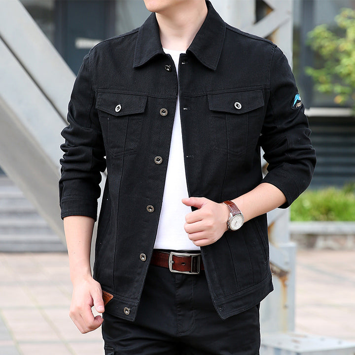 Herren Modische Jeanjacke Echo Archiv