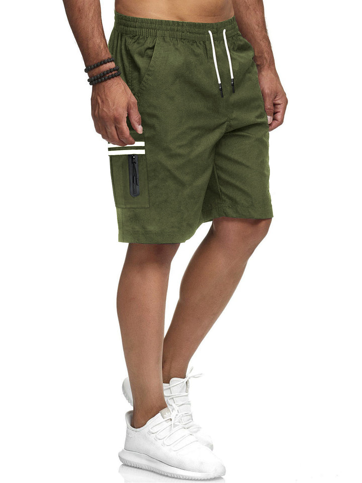 Herren Badeshorts mit praktischen Reißverschlusstaschen und elastischem Bund Echoarchiv