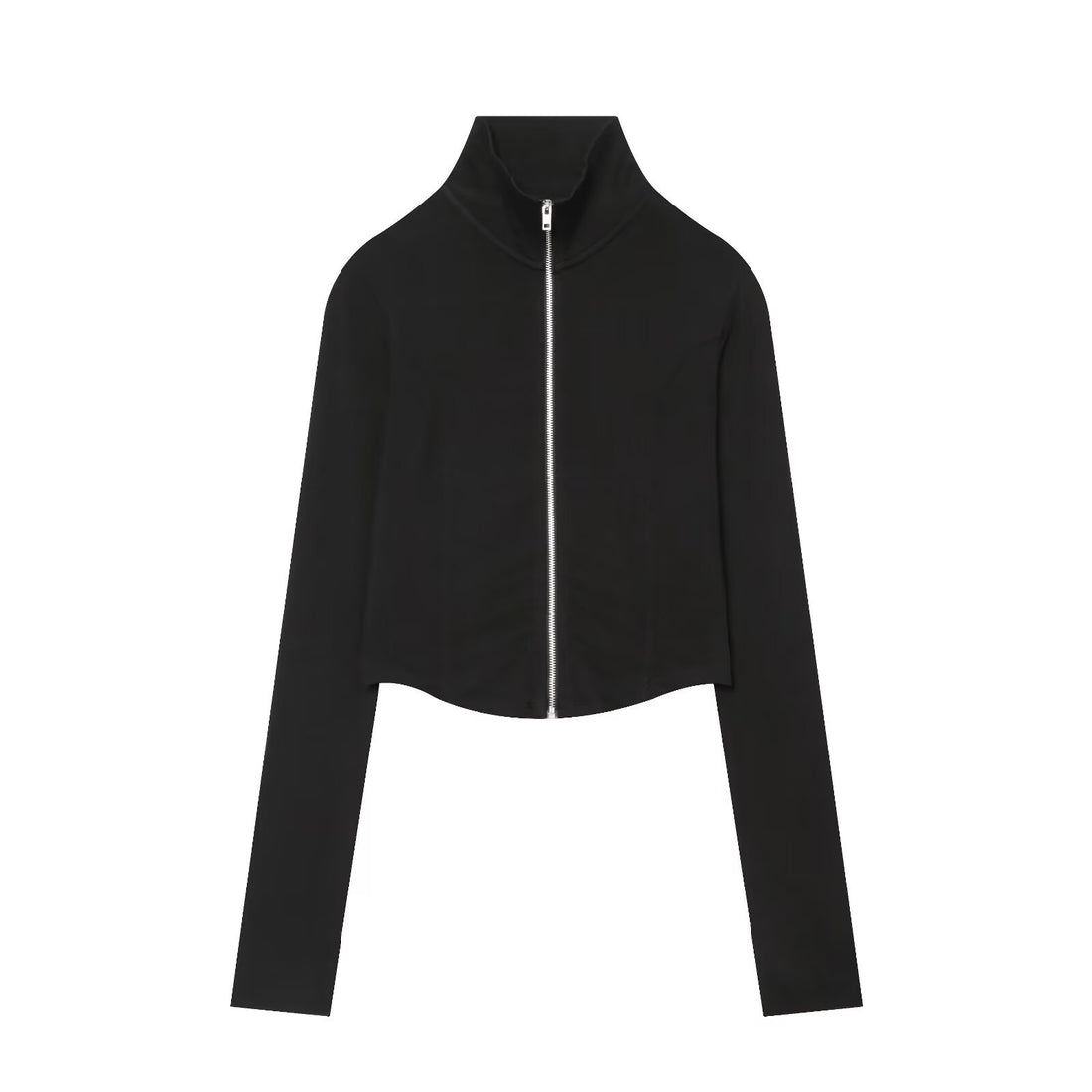 Damen Kurz geschnittenes Zip-Up-Set aus Stretchjersey Echo Archiv