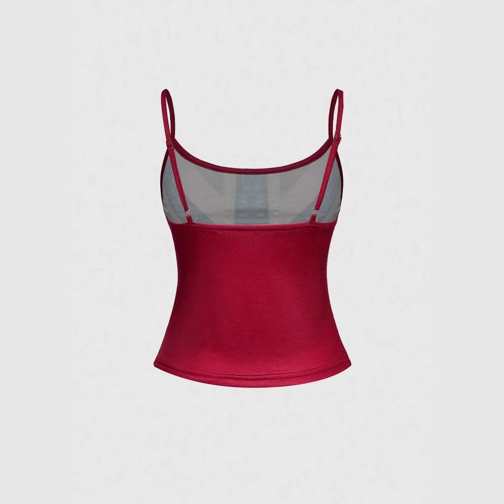 Damen Tanktop mit stilvollem Union Jack Design und Nieten Echo Archiv