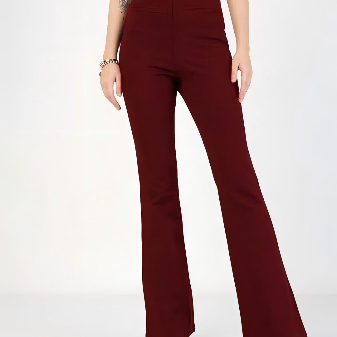 Damen Hoch geschnittene Bootcut-Hose Echo Archiv