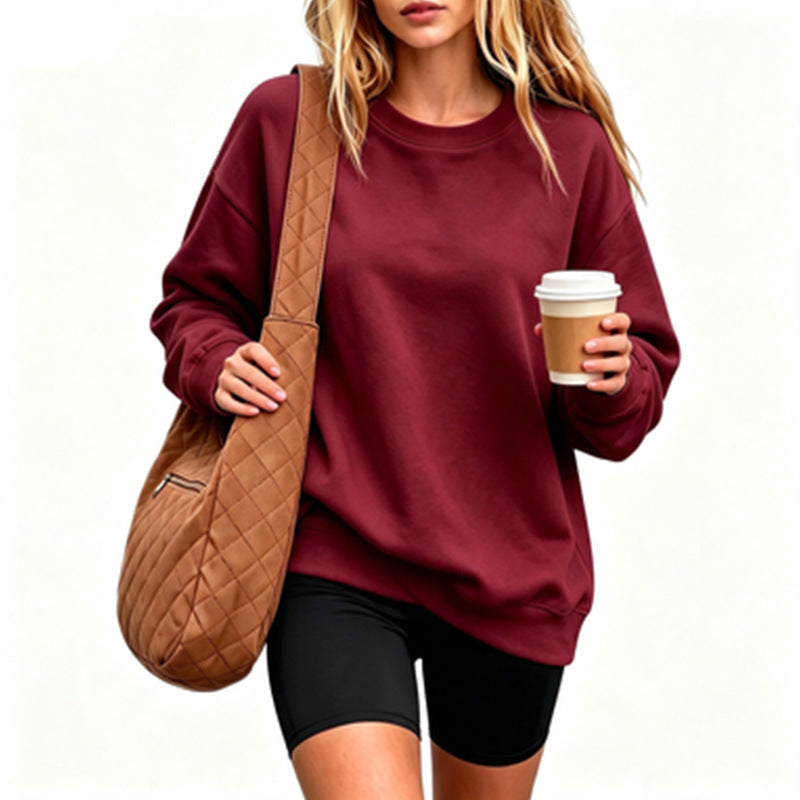 Damen Bequemer Oversized Sweatshirt Echoarchiv