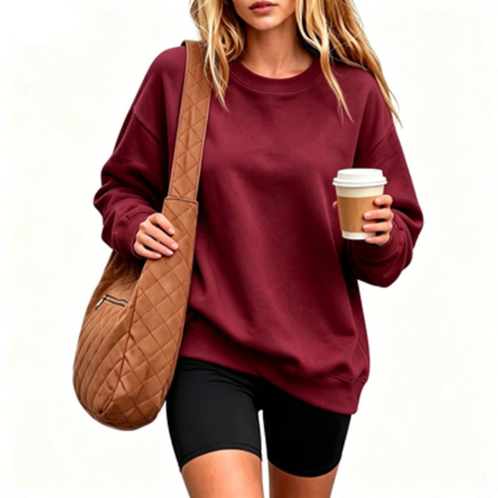 Damen Bequemer Oversized Sweatshirt Echoarchiv