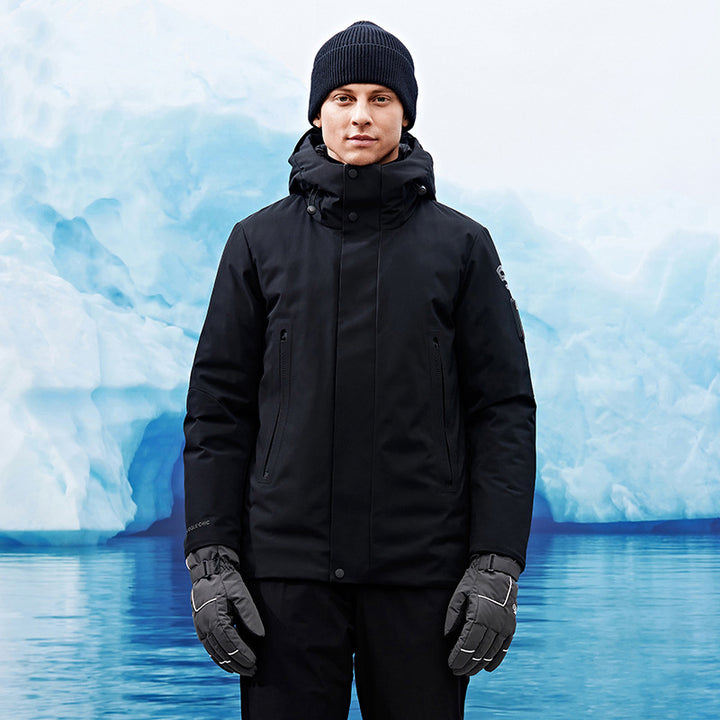 Herren Wasserdichte Softshelljacke mit Kapuze, verschweißten Nähten und Premium-Reißverschlüssen Echo Archiv