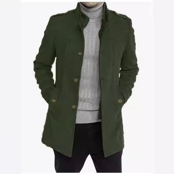 Herren eleganter multifunktionaler Langmantel Echoarchiv