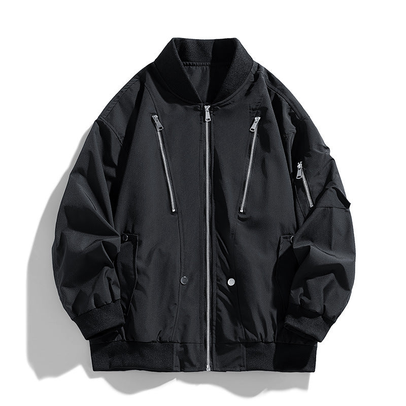 Damen Modische Bomberjacke mit praktischen Reißverschlusstaschen Echo Archiv