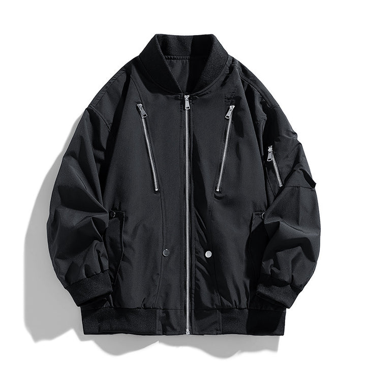 Damen Modische Bomberjacke mit praktischen Reißverschlusstaschen Echo Archiv