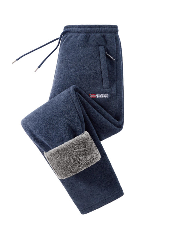 Damen Fleece-Jogginghose mit Teddy-Innenfutter und Reißverschlusstaschen Echo Archiv