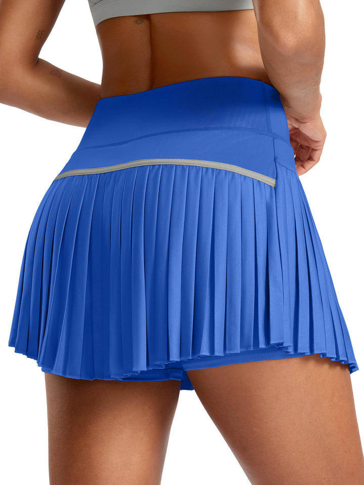 Damen Sportlicher Plisseerock mit integrierten Shorts Echo Archiv