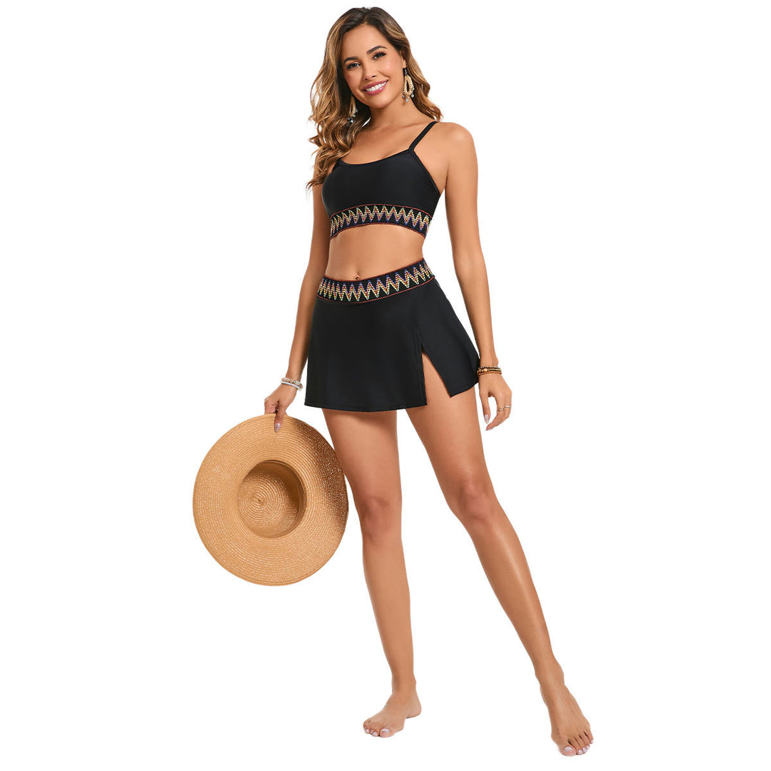 Damen sportlicher Bikini mit Rock Echo Archiv