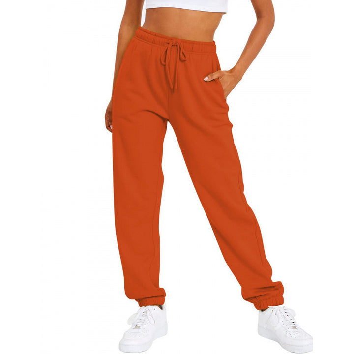 Damen nan locker sitzende Jogginghose mit hohem Komfortbund, verstellbarem Kordelzug und tiefen Seitentaschen Echo Archiv