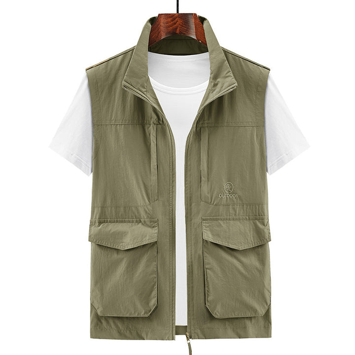 Herren Multifunktionale Outdoor-Weste mit praktischen Taschen Echo Archiv