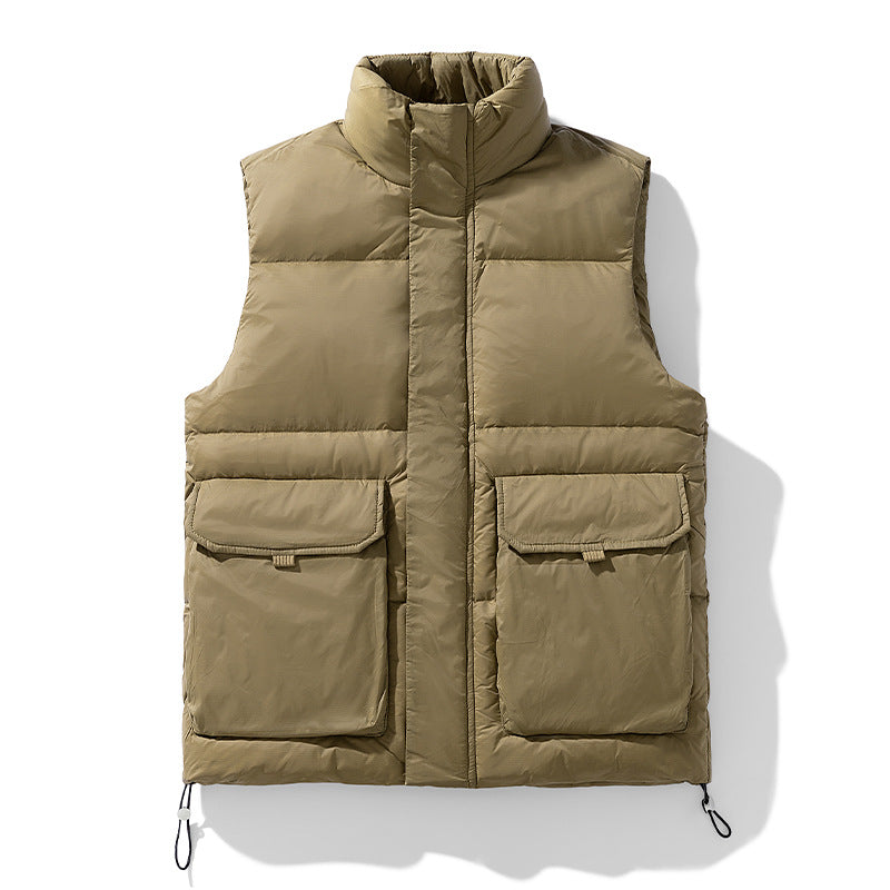 Herren Wattierte Outdoor-Steppweste mit großen Klapptaschen Echo Archiv
