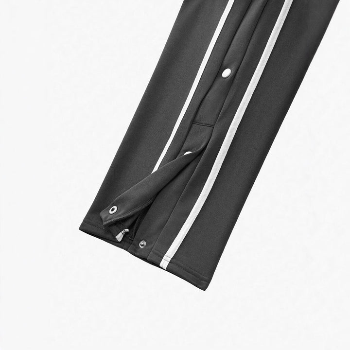 Herren Sportliche Freizeithose mit Knopf-Details Echoarchiv