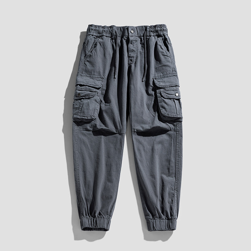 Herren Utility-Cargo-Jogger mit Elastikbund, Tunnelzug und Mehrfachtaschen Echo Archiv