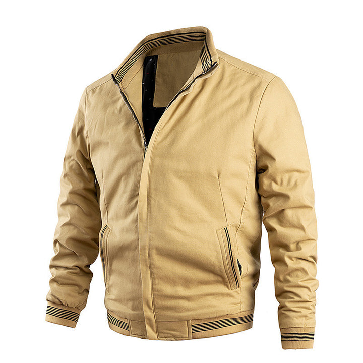 Herren Thermo-Canvas-Blouson mit weichem Teddyfutter und hochschließendem Stehkragen Echo Archiv