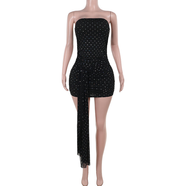 Damen figurbetonte Bluse mit Rüschendetails und Schnürung Echo Archiv